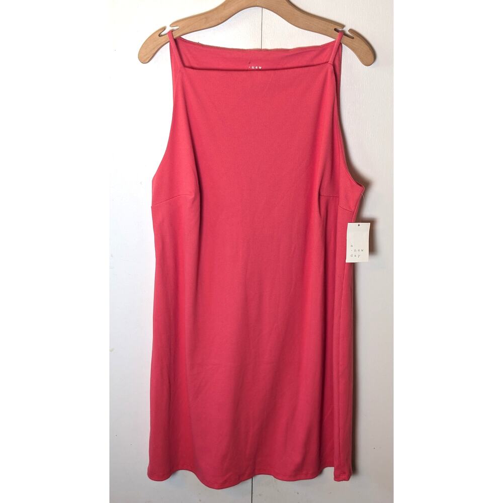 A New Day Orange Slip Dress XXL
